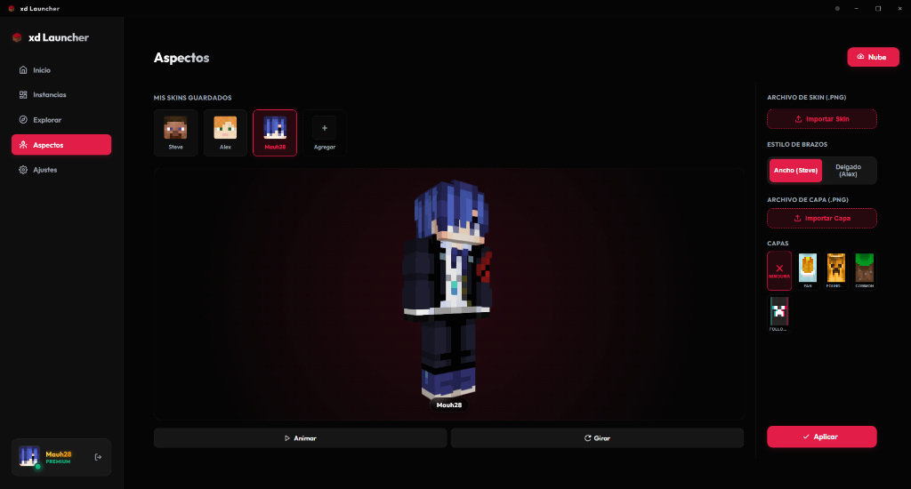 Personalización de Skins en xd Launcher